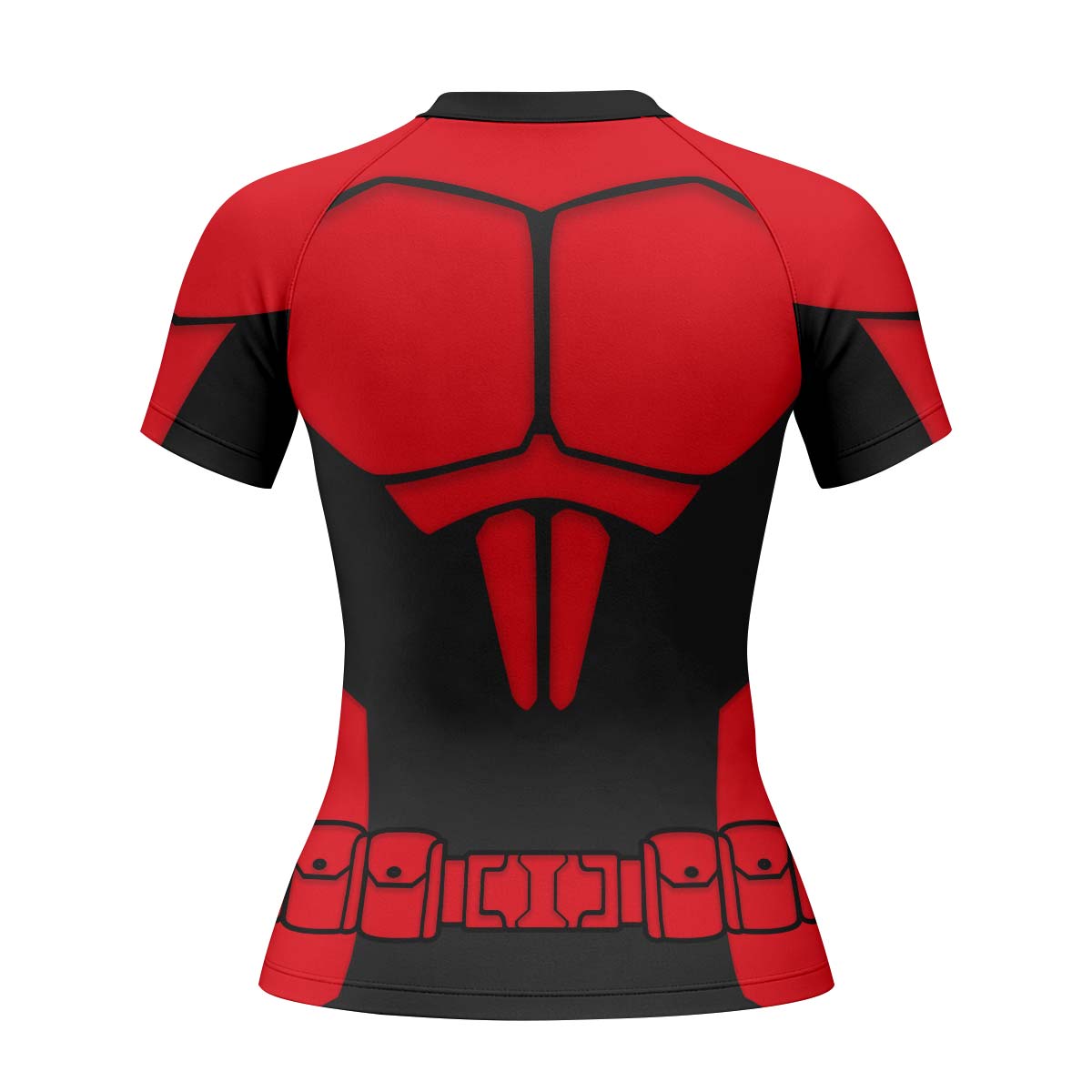 Batman Tactical Red Armor Rash Guard