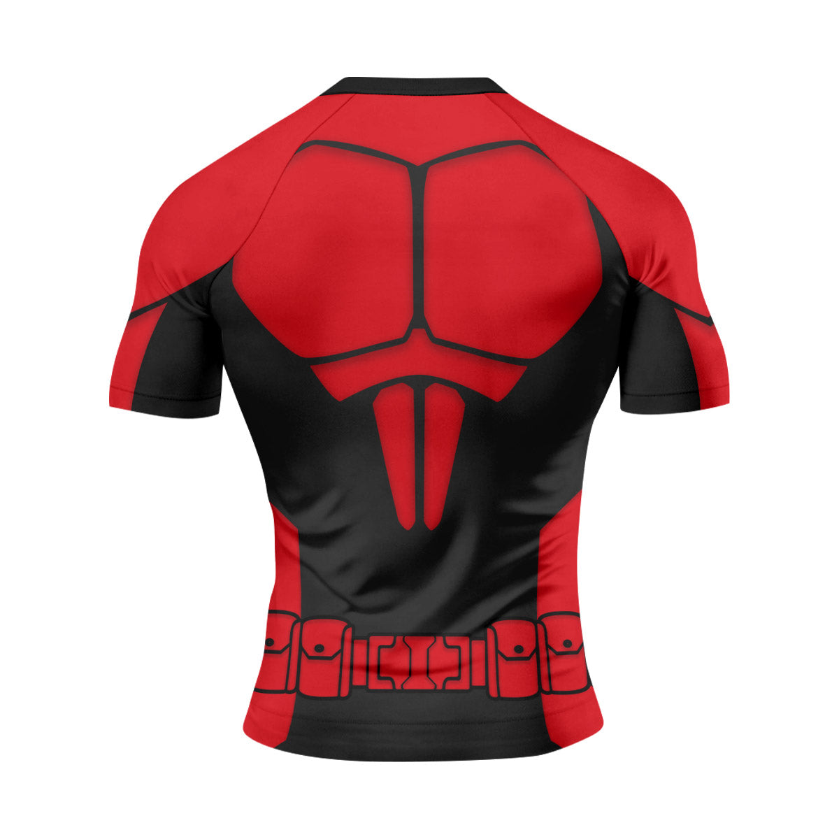 Batman Tactical Red Armor Rash Guard