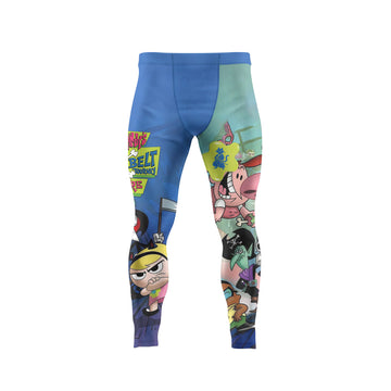 Billy And Mandy Adventure Men's Compression Leggings