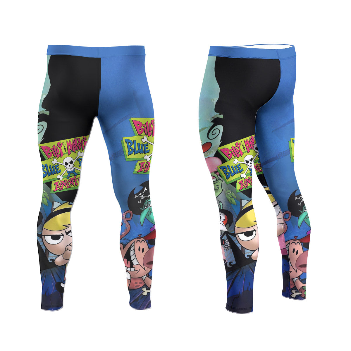 Billy And Mandy Adventure Men's Compression Leggings