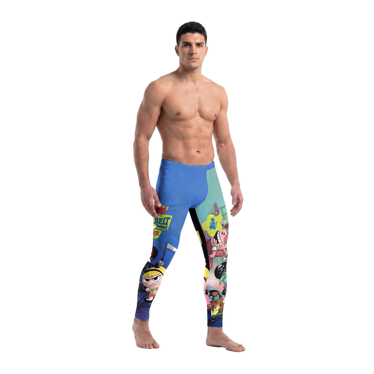 Billy And Mandy Adventure Men's Compression Leggings