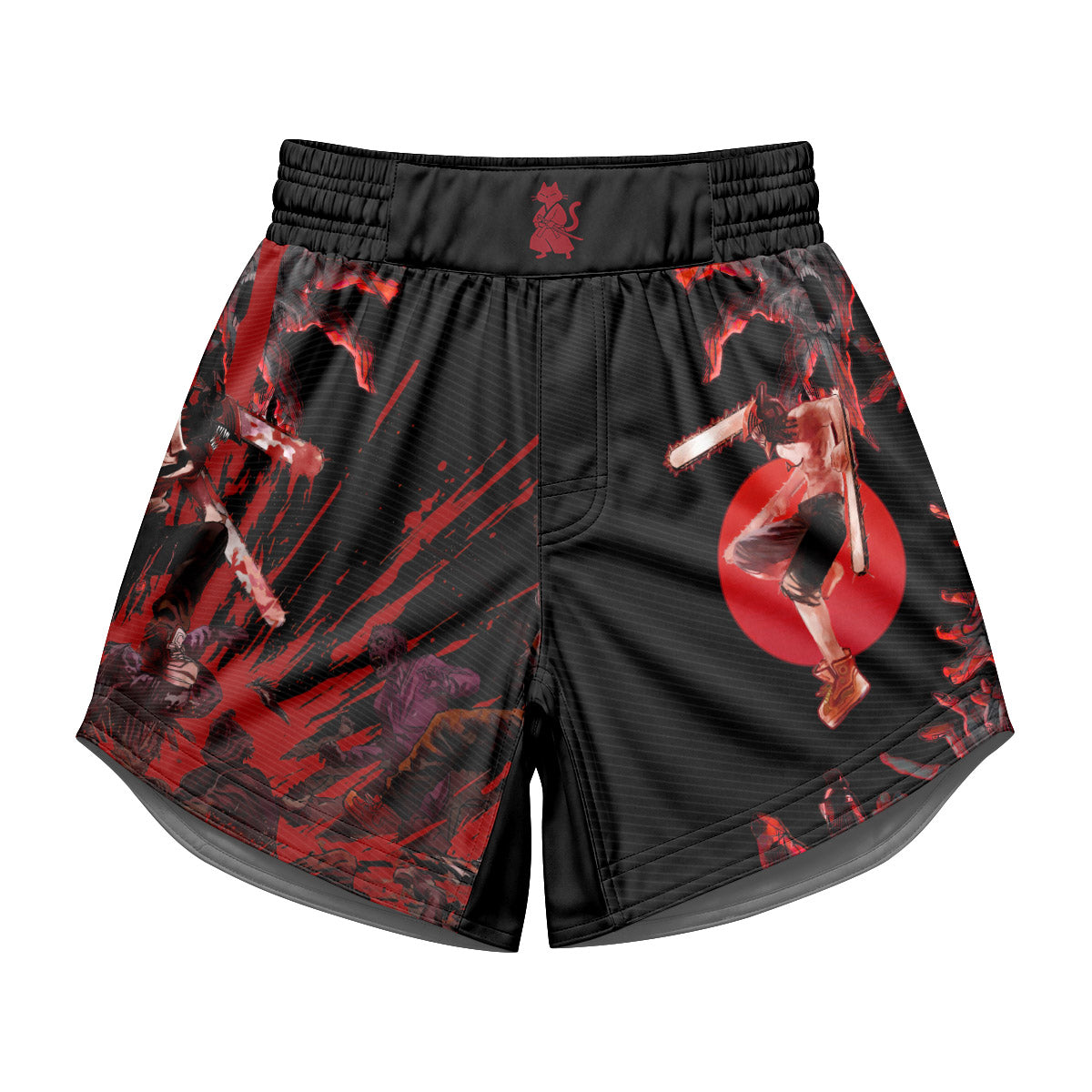 Chainsaw Man Chainsaw Devil Kids Grappling Shorts