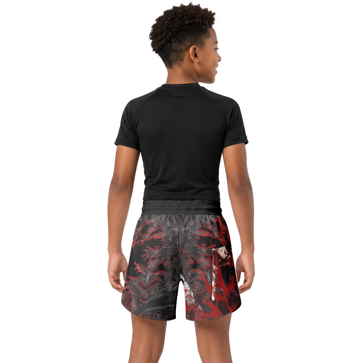 Chainsaw Man Chainsaw Devil Kids Grappling Shorts