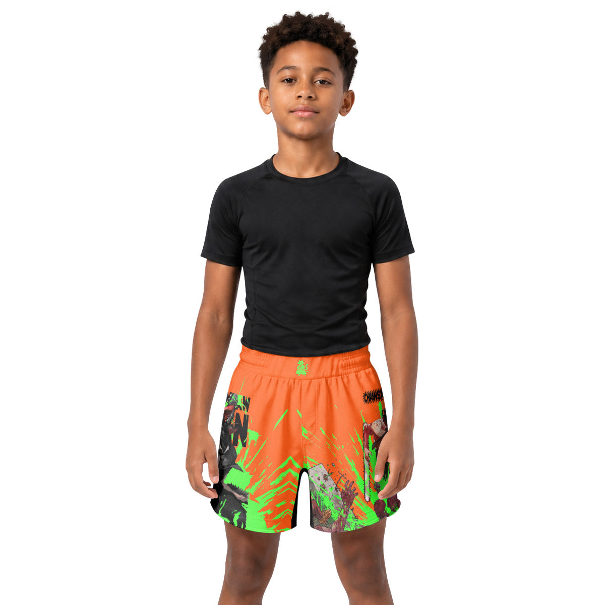 Chainsaw Man Kids Grappling Shorts
