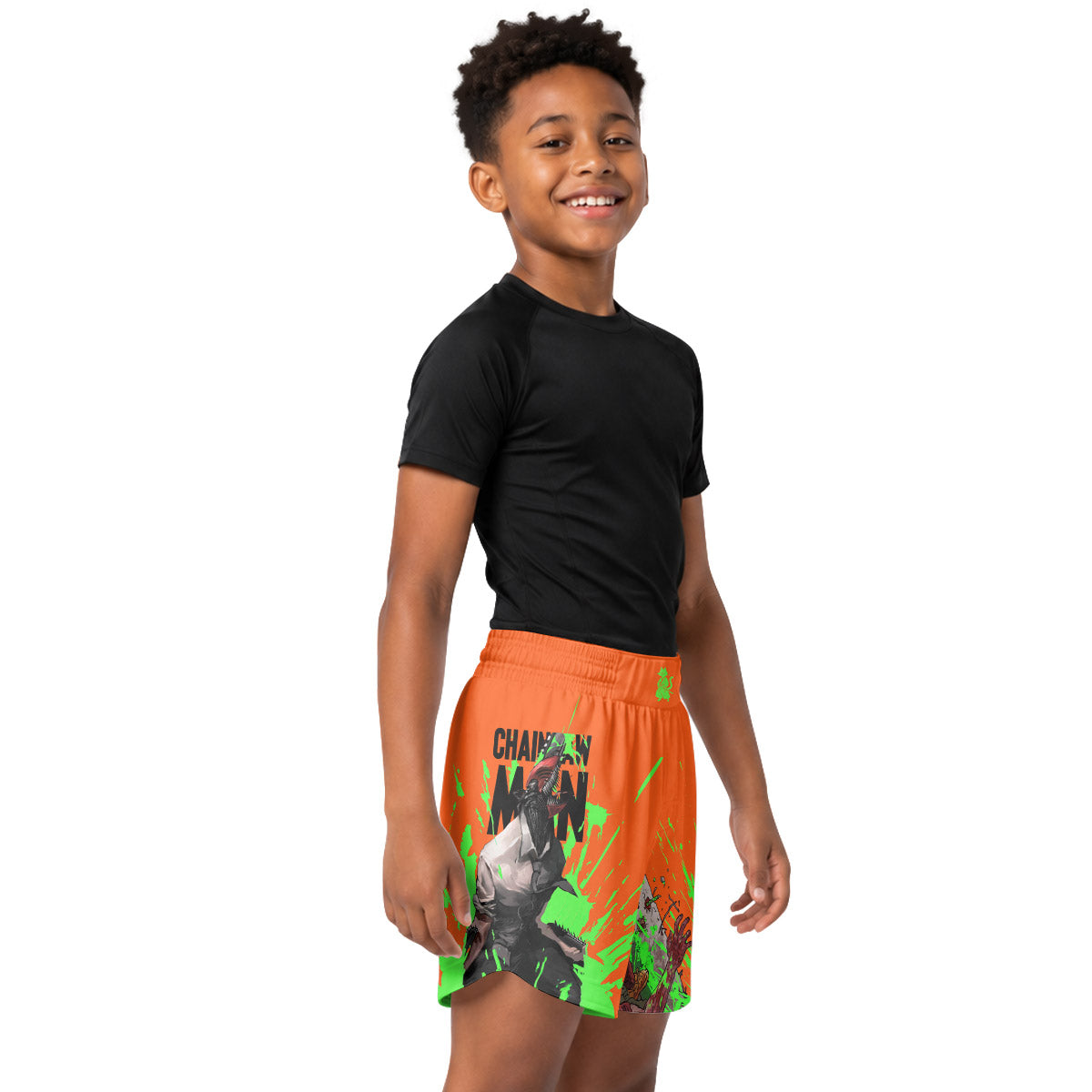 Chainsaw Man Kids Grappling Shorts