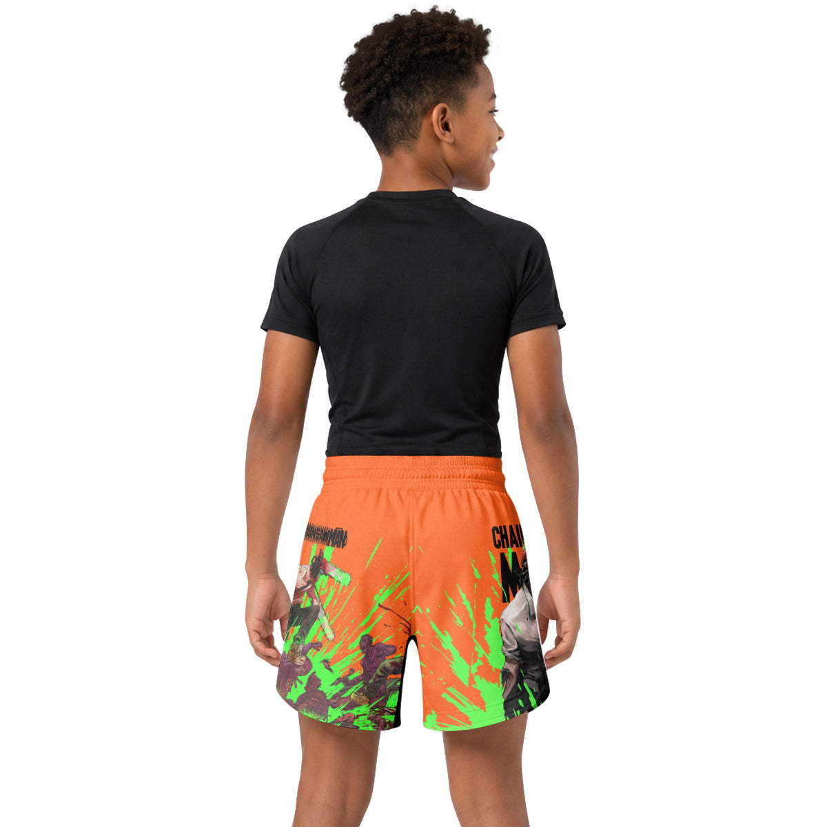 Chainsaw Man Kids Grappling Shorts