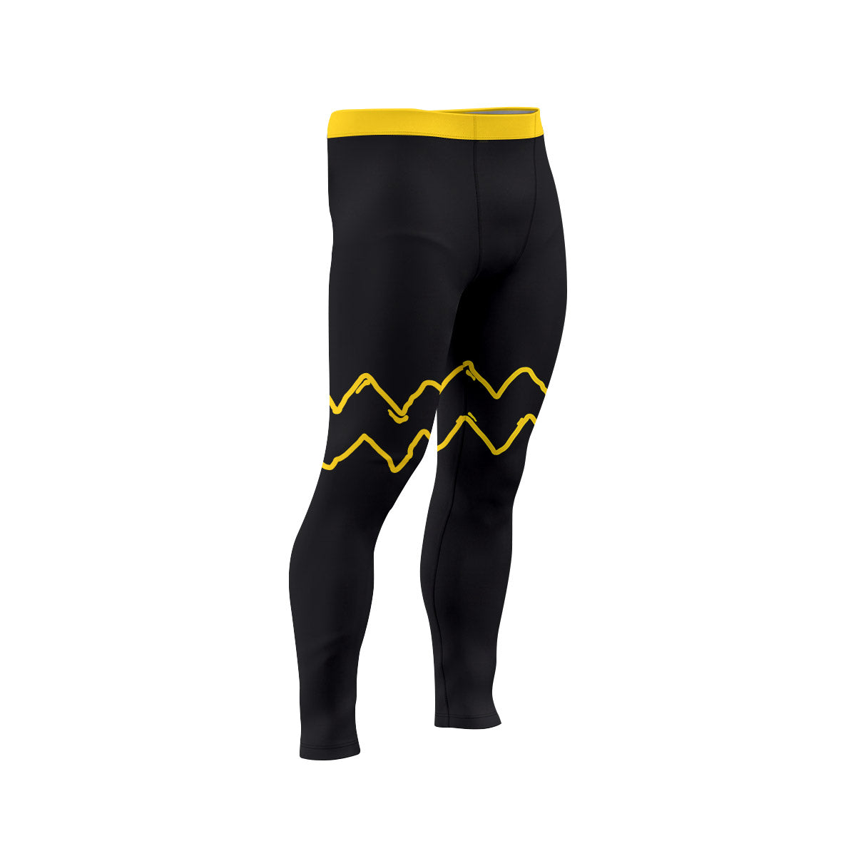 Charlie Brown Cosplay Men's Compression Leggings