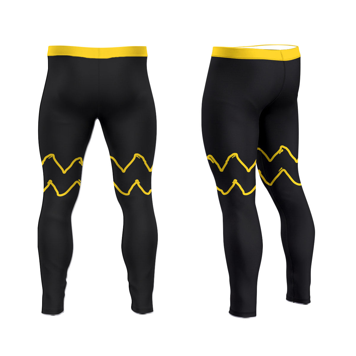Charlie Brown Cosplay Men's Compression Leggings