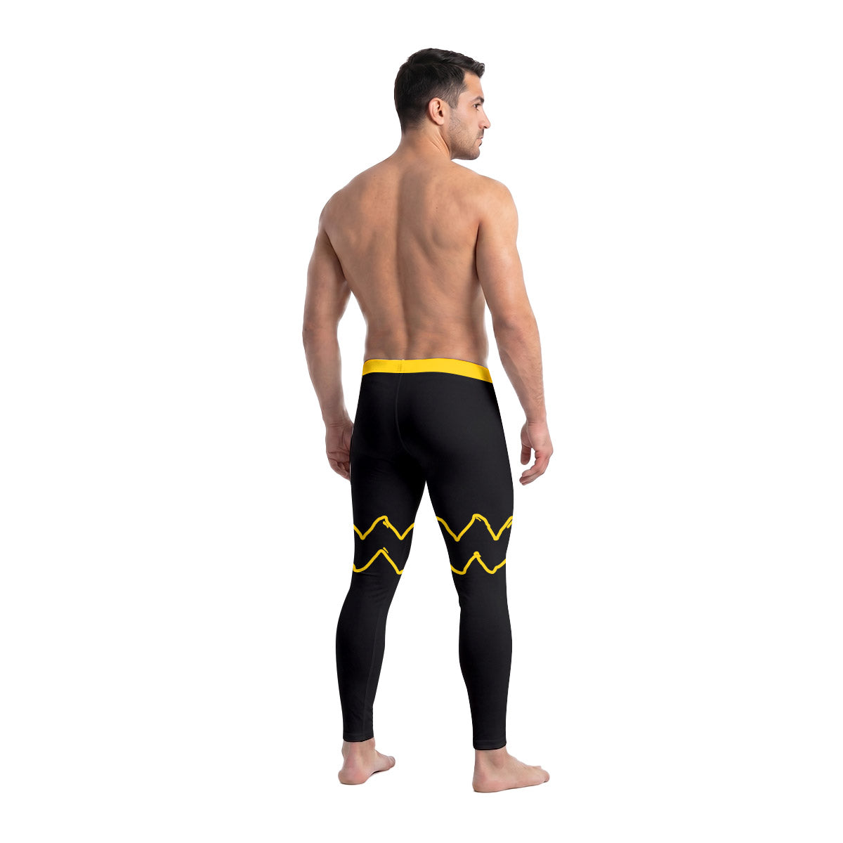 Charlie Brown Cosplay Men's Compression Leggings