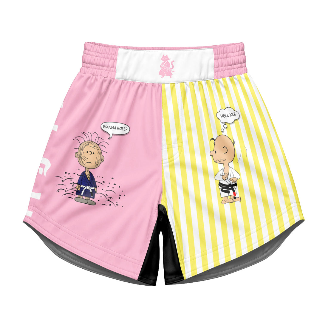 Charlie Brown Wanna Roll Kids Grappling Shorts