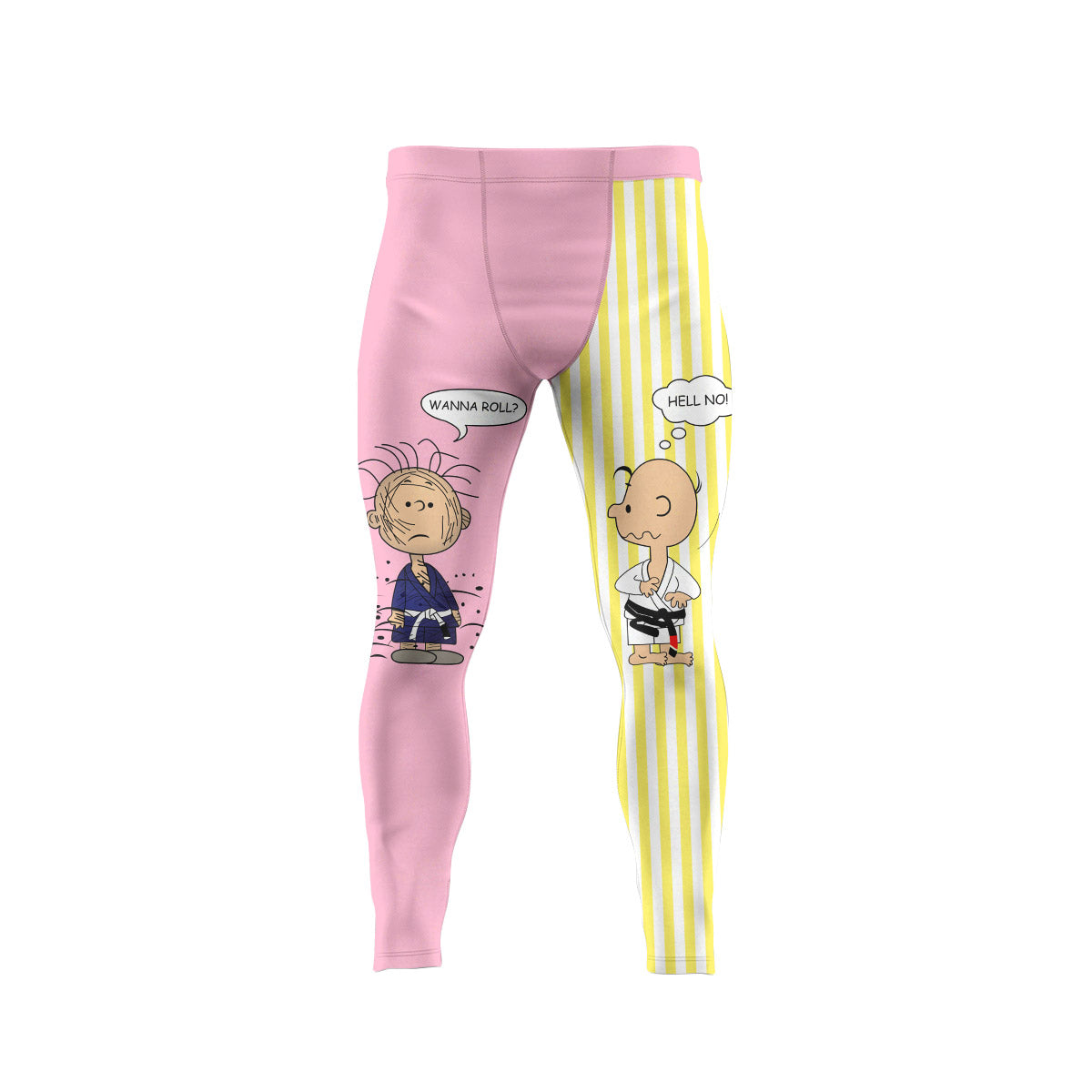 Charlie Brown Wanna Roll Men's Compression Leggings