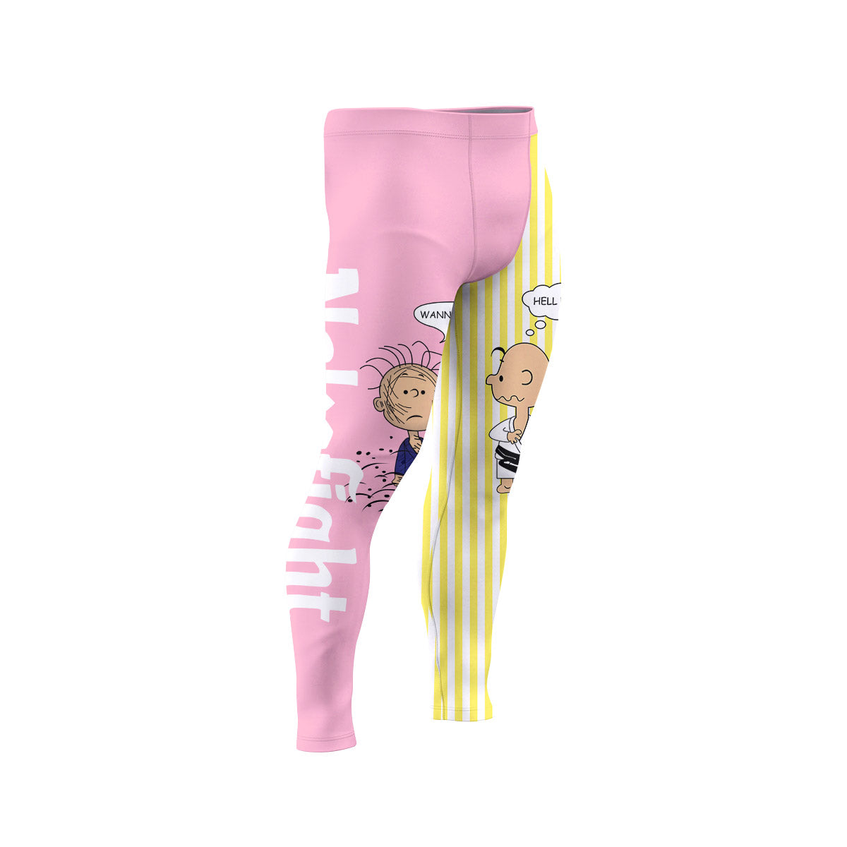 Charlie Brown Wanna Roll Men's Compression Leggings