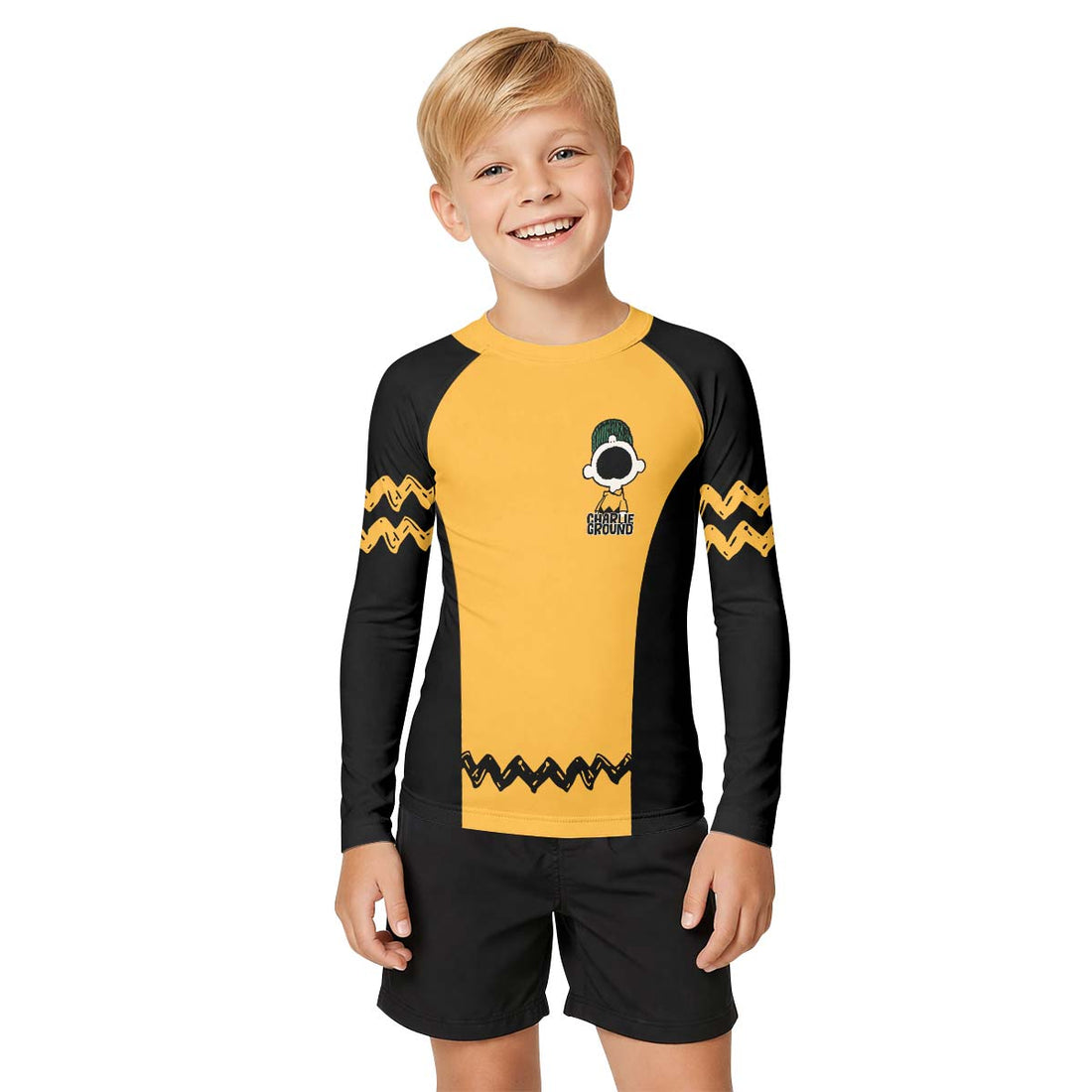 Charlie Ground Kid Rash Guard