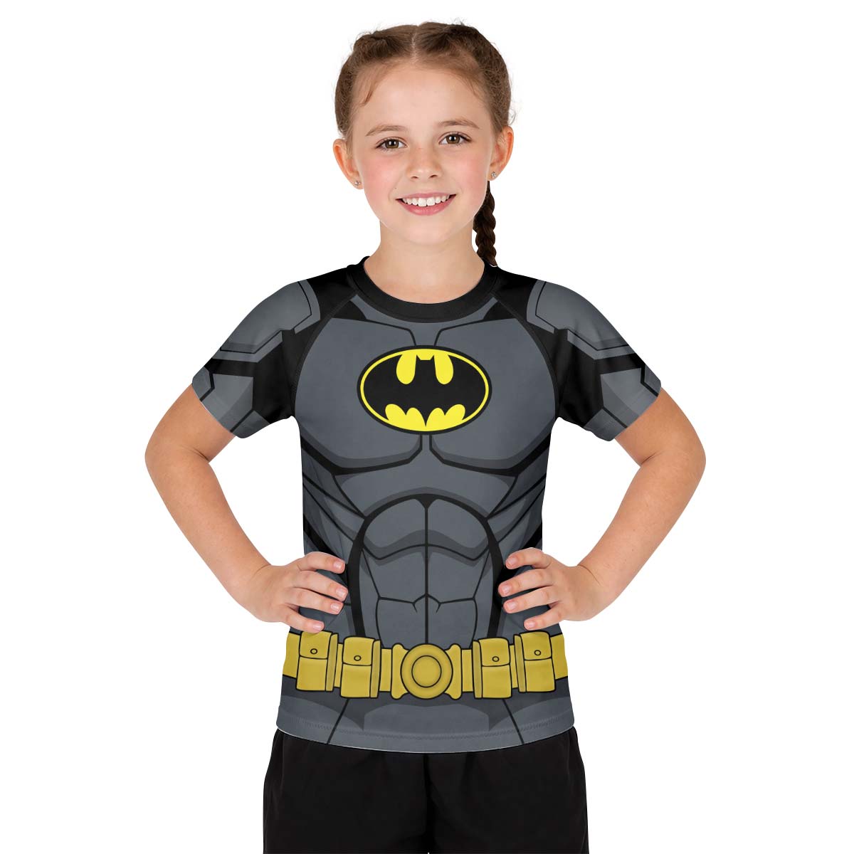 Dark Knight Classic Armor Kid Rash Guard