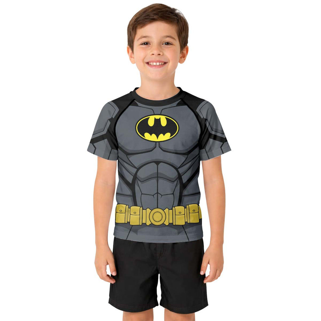 Dark Knight Classic Armor Kid Rash Guard