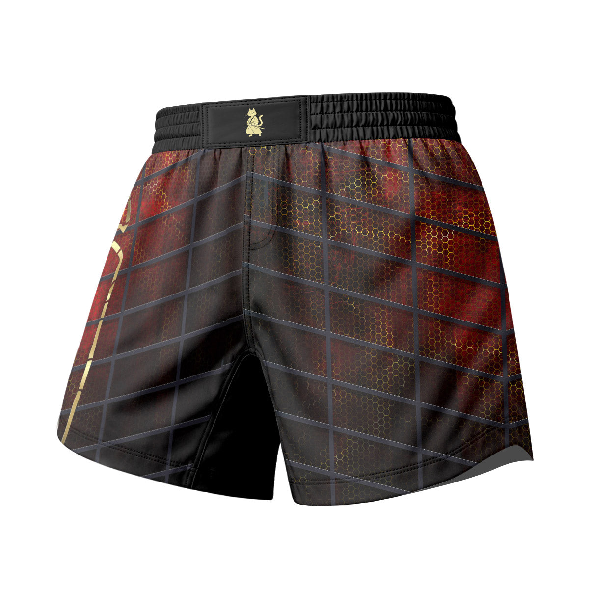 Golden Spider Man Grappling Shorts