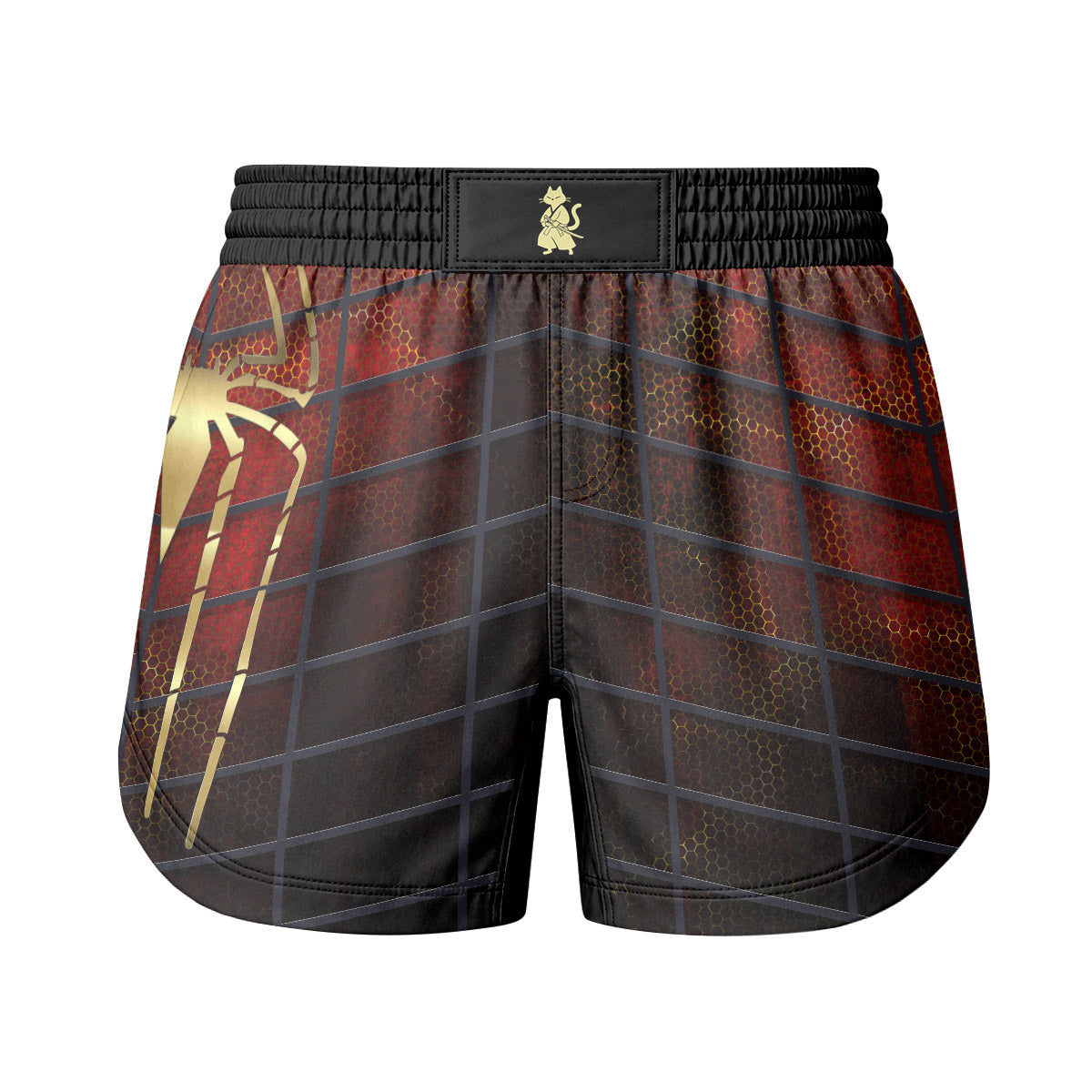 Golden Spider Man Grappling Shorts