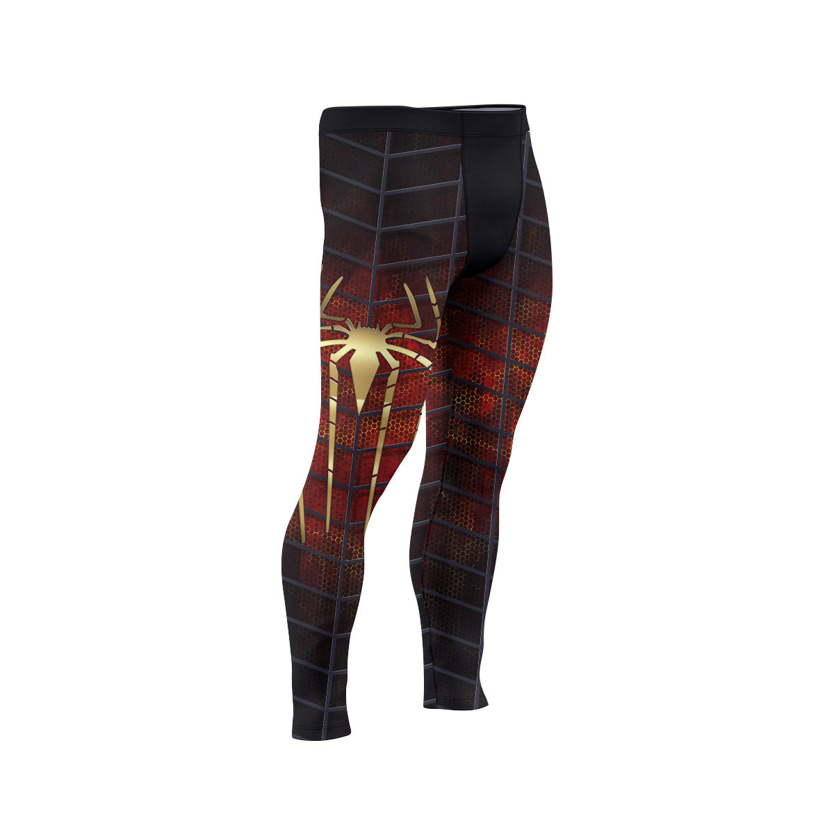 Golden Spider Man Men's Compression Leggings