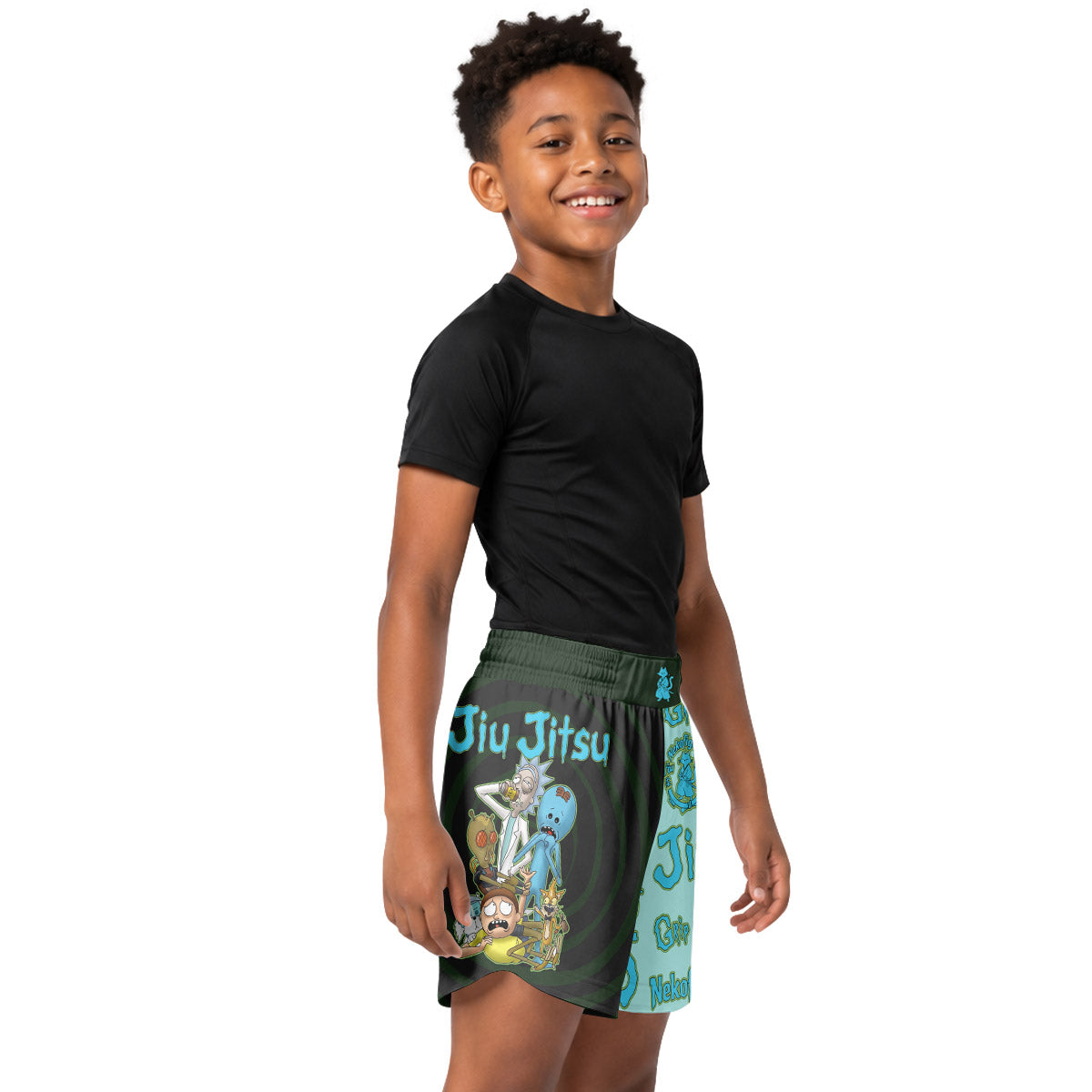 Grip And Chokey Kids Grappling Shorts