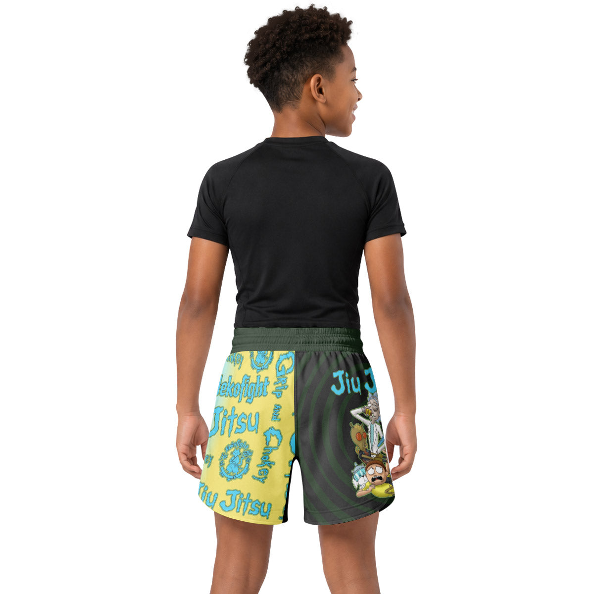 Grip And Chokey Kids Grappling Shorts