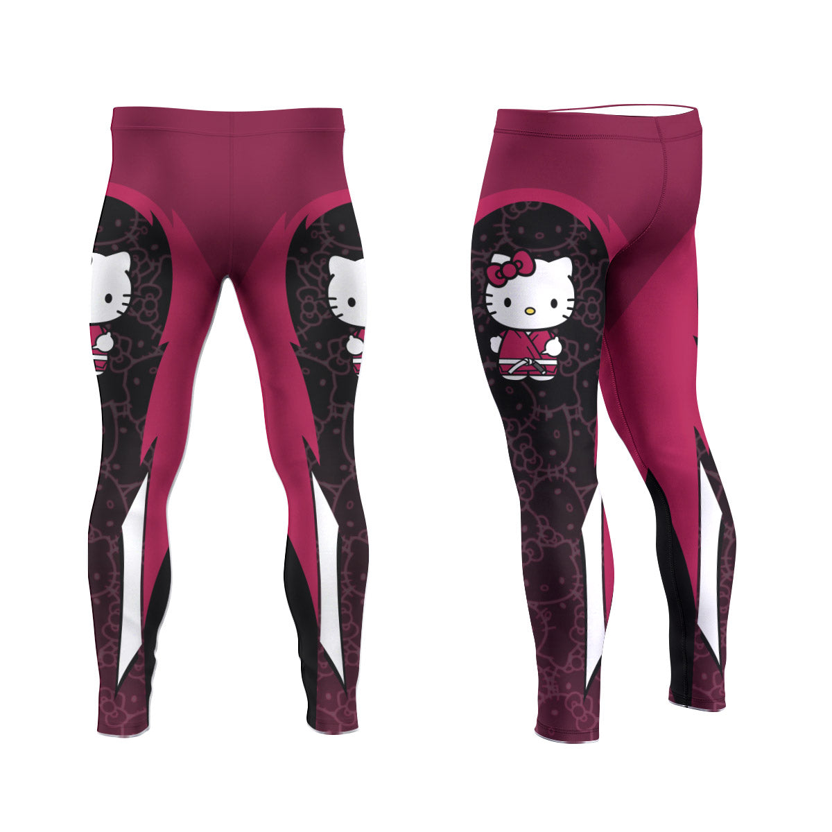  Hello Jiu Jitsu Men's Compression Leggings