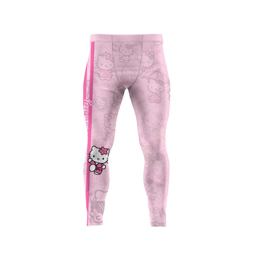 Hello Kitty Brazilian Jiu Jitsu Men's Compression Leggings