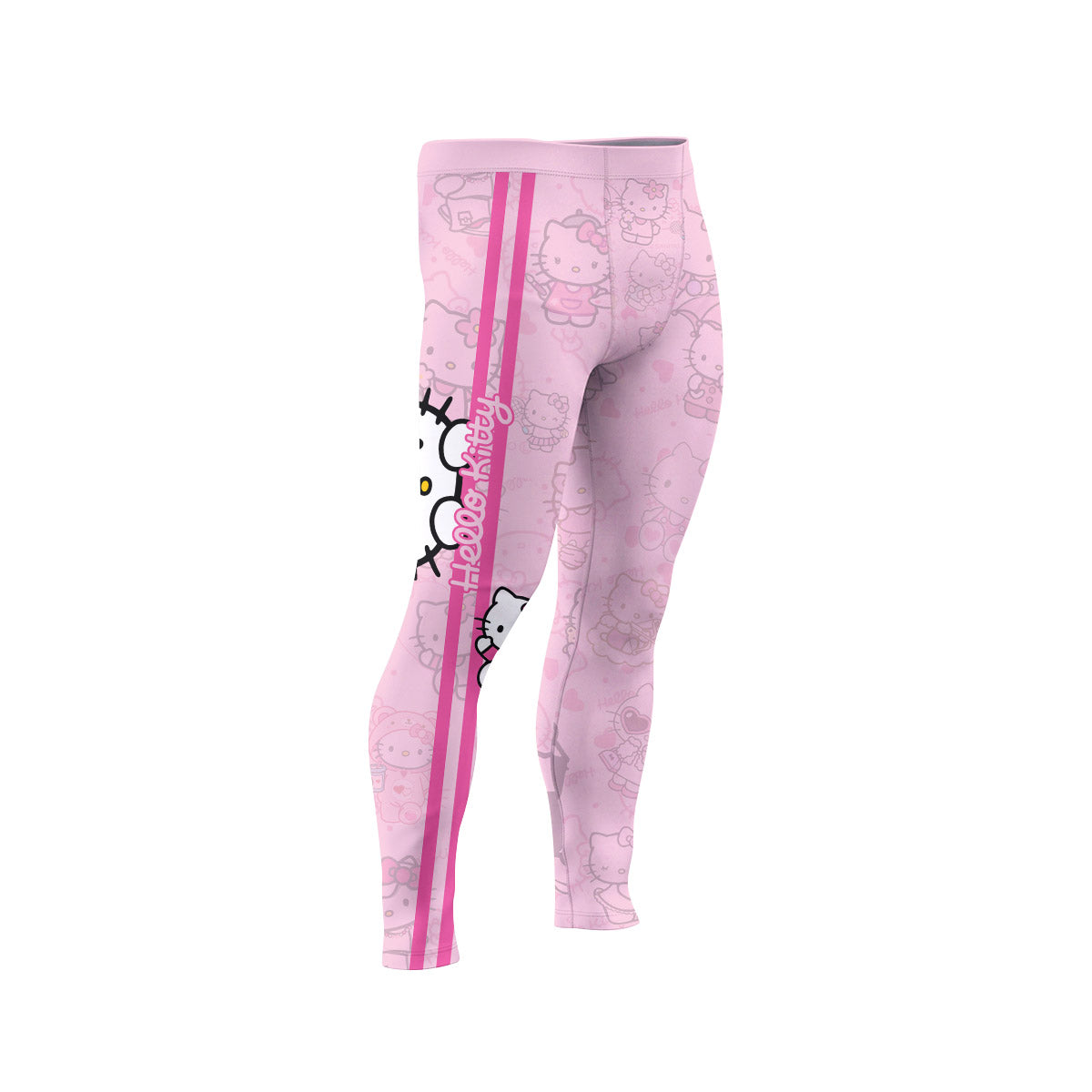 Hello Kitty Brazilian Jiu Jitsu Men's Compression Leggings
