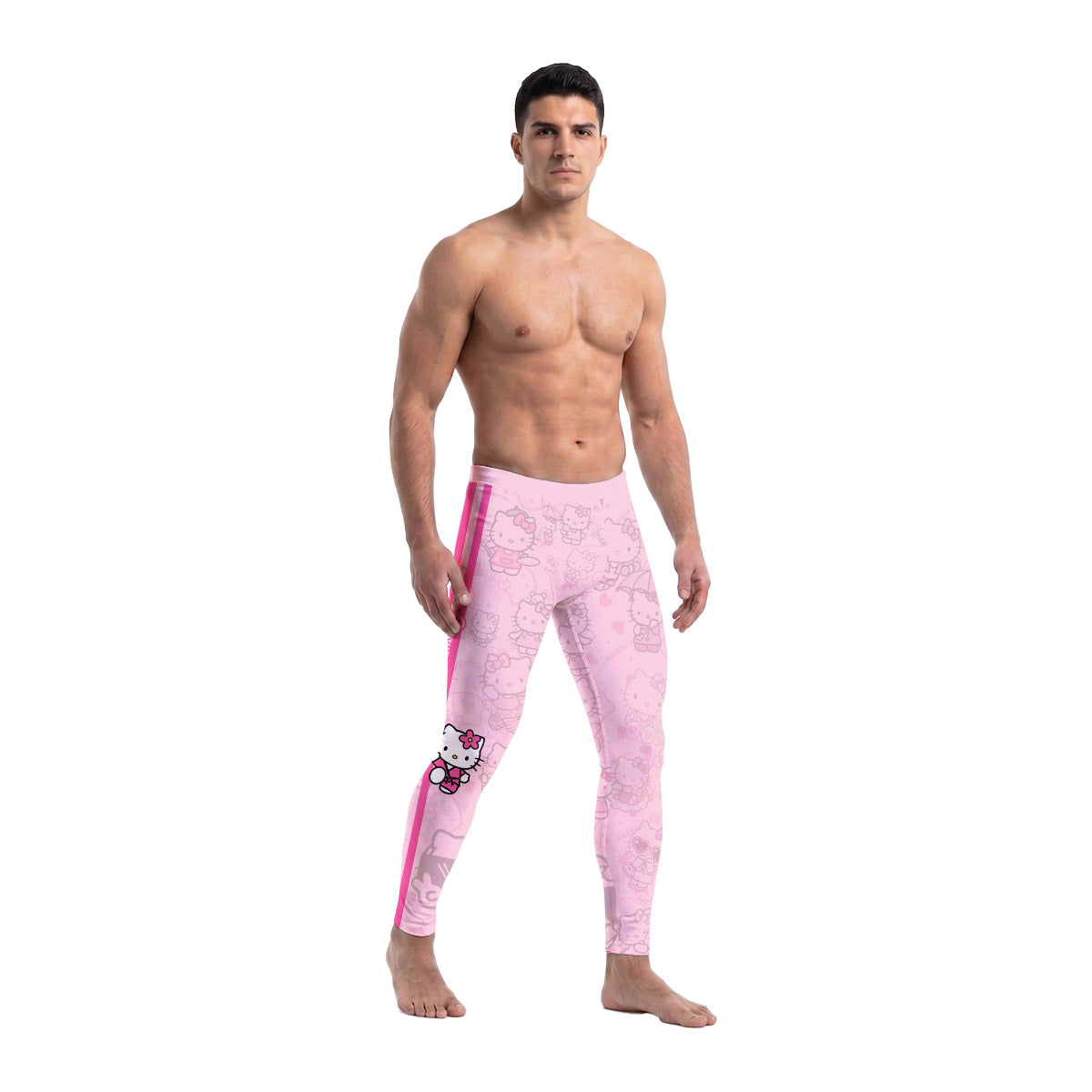 Hello Kitty Brazilian Jiu Jitsu Men's Compression Leggings
