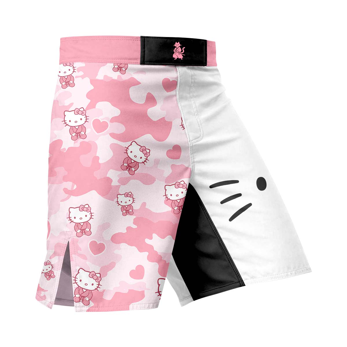 Hello Kitty Pink Camo Fight Shorts
