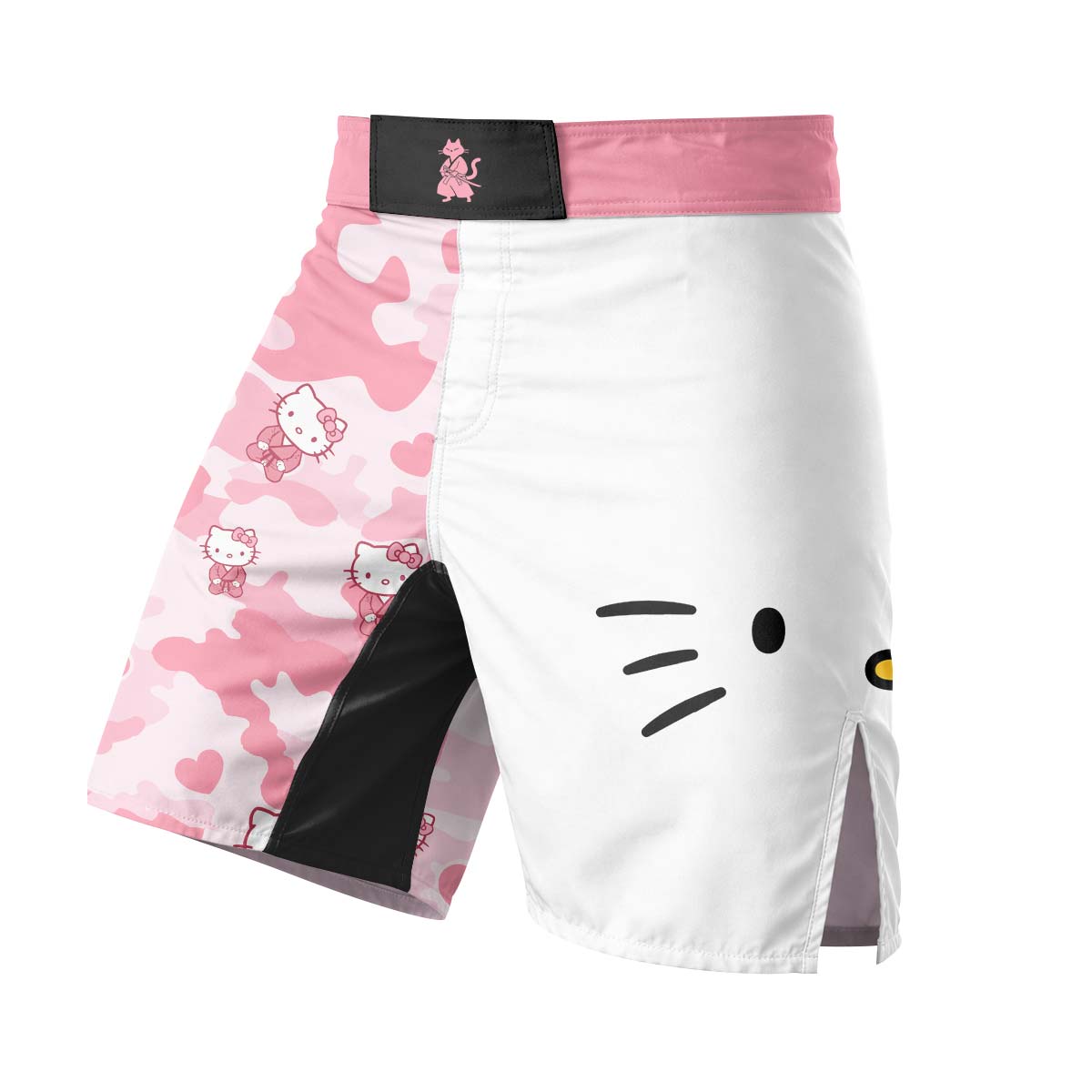 Hello Kitty Pink Camo Fight Shorts