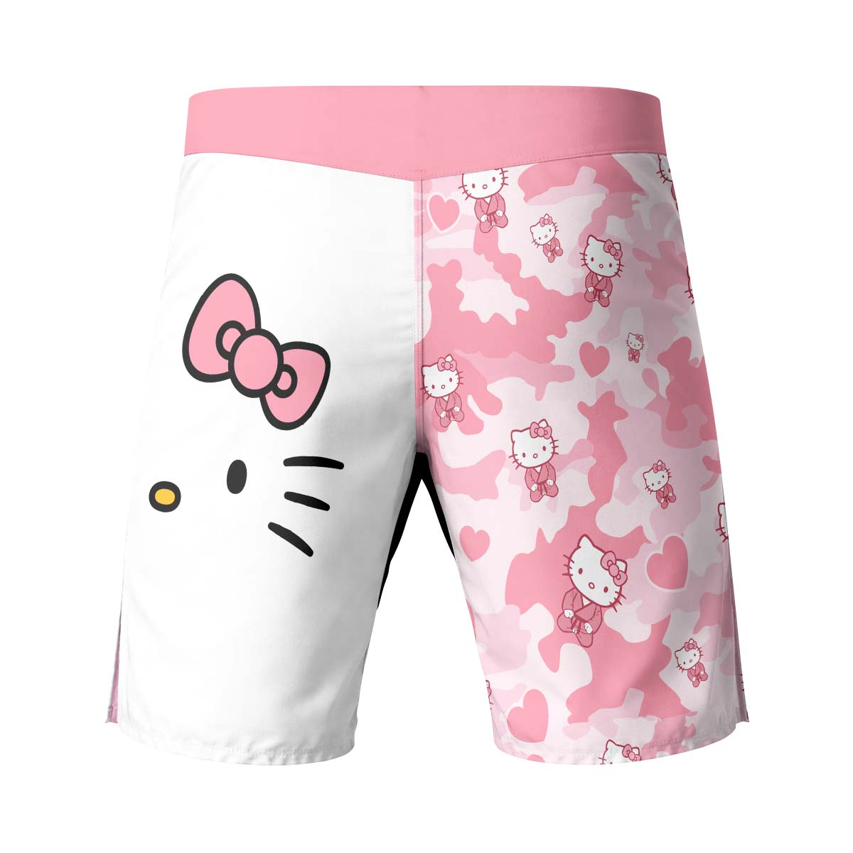 Hello Kitty Pink Camo Fight Shorts