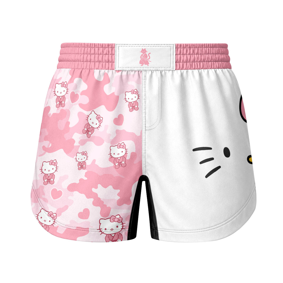 Hello Kitty Pink Camo Grappling Shorts