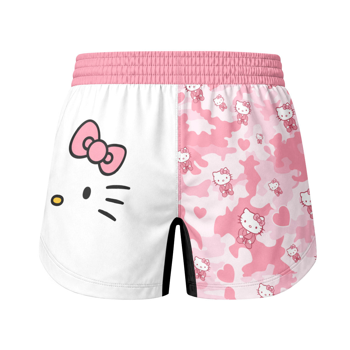 Hello Kitty Pink Camo Grappling Shorts