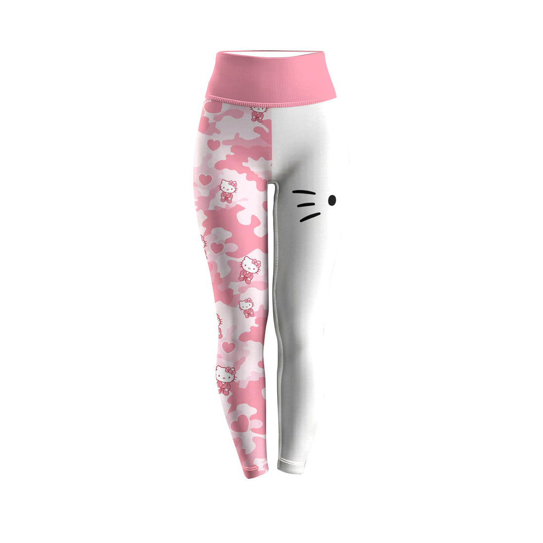 Hello Kitty Pink Camo Women's Leggings