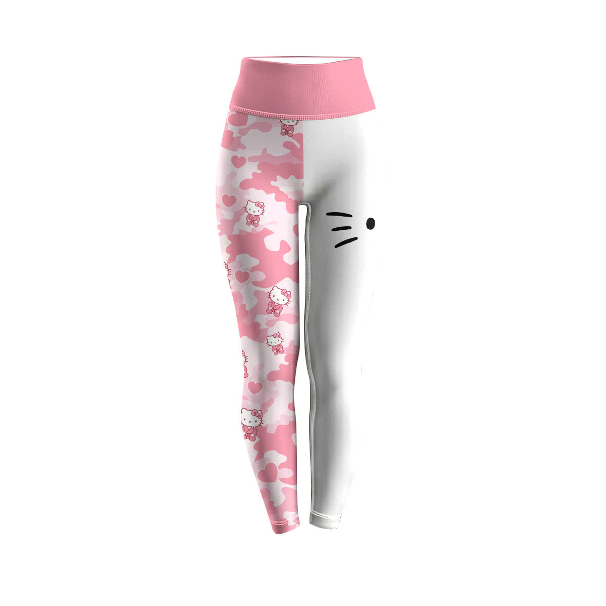 Hello Kitty Pink Camo Women's Leggings