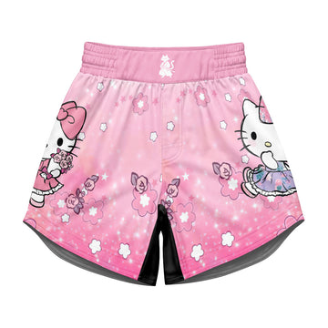 Hello Kitty Pink Fantasy Kids Grappling Shorts