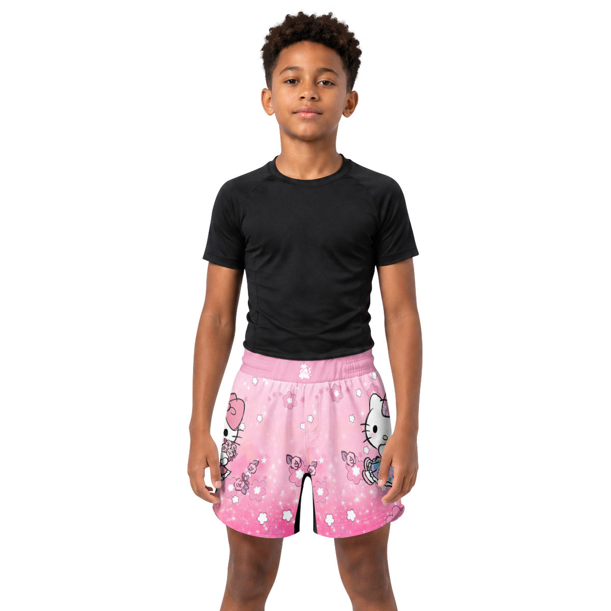 Hello Kitty Pink Fantasy Kids Grappling Shorts