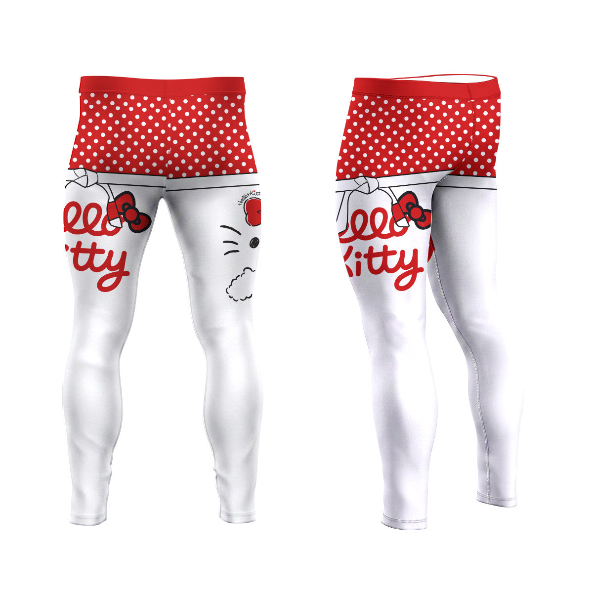 Hello Kitty Polka Dot Men's Compression Leggings