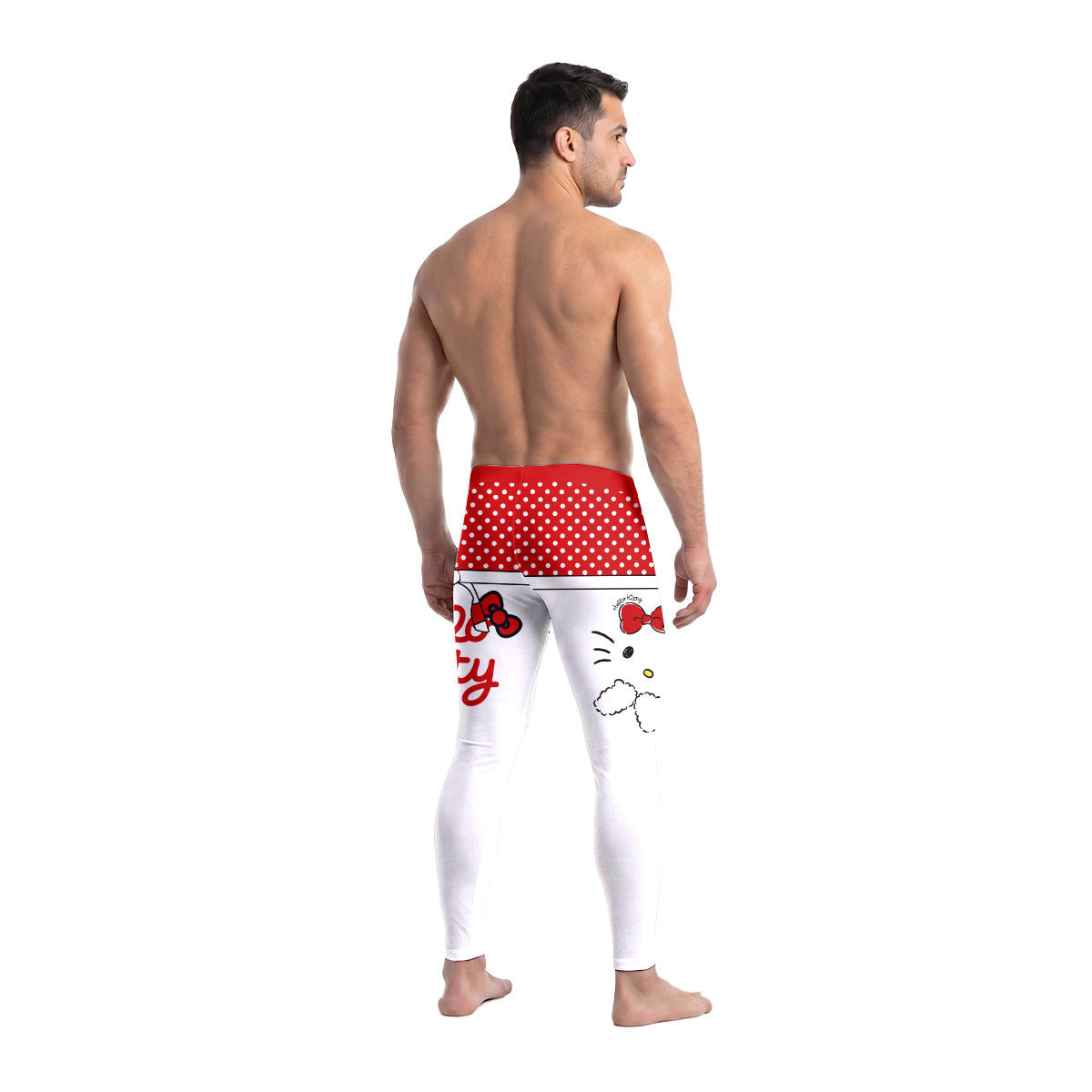 Hello Kitty Polka Dot Men's Compression Leggings