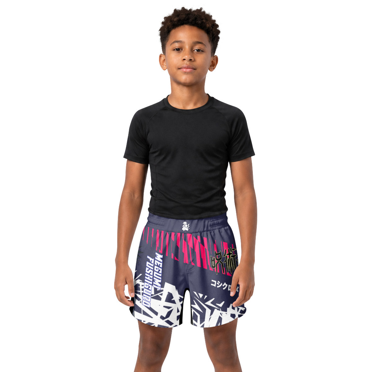 Jujutsu Kaisen Fushiguro Megumi Kids Grappling Shorts