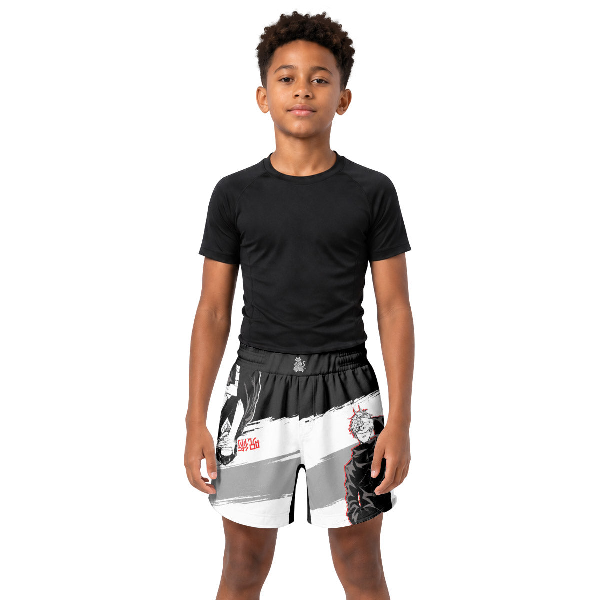 Jujutsu Kaisen Gojo And Geto Kids Grappling Shorts