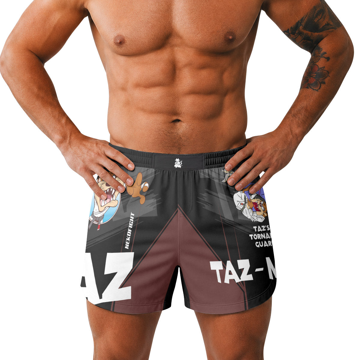  Looney Tunes Taz Mania Grappling Shorts