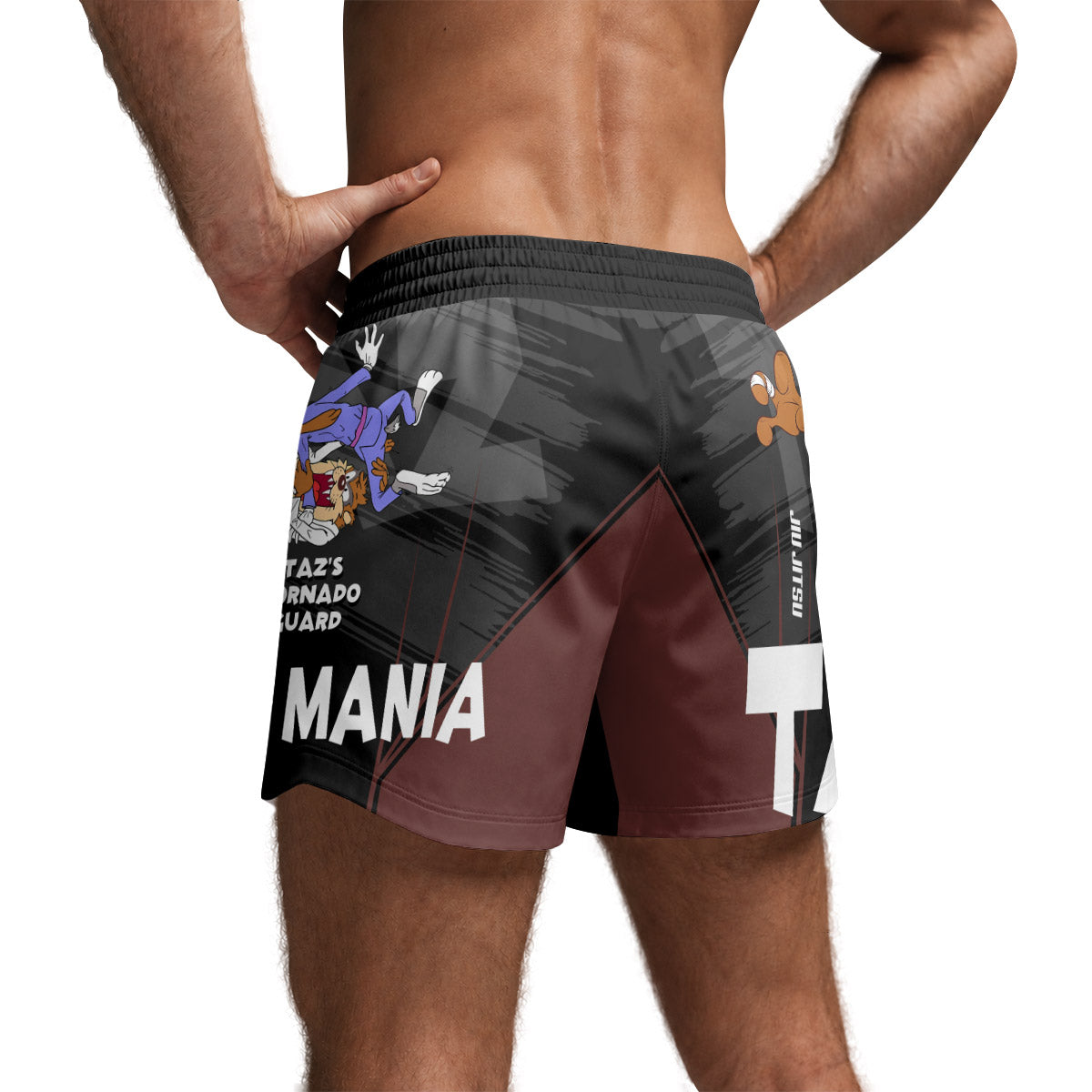  Looney Tunes Taz Mania Grappling Shorts