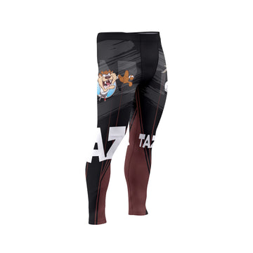  Looney Tunes Taz Mania Men's Compression Leggings