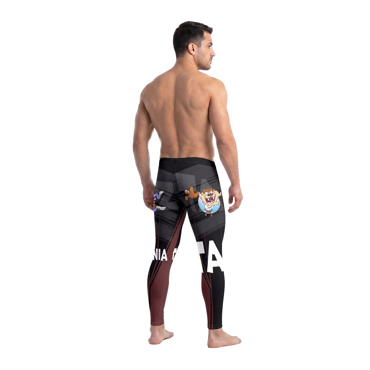 Looney Tunes Taz Mania Men's Compression Leggings