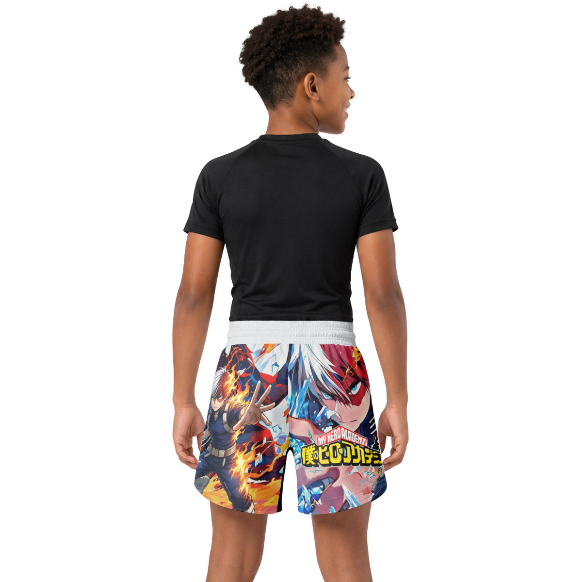 My Hero Academia Todoroki Kids Grappling Shorts