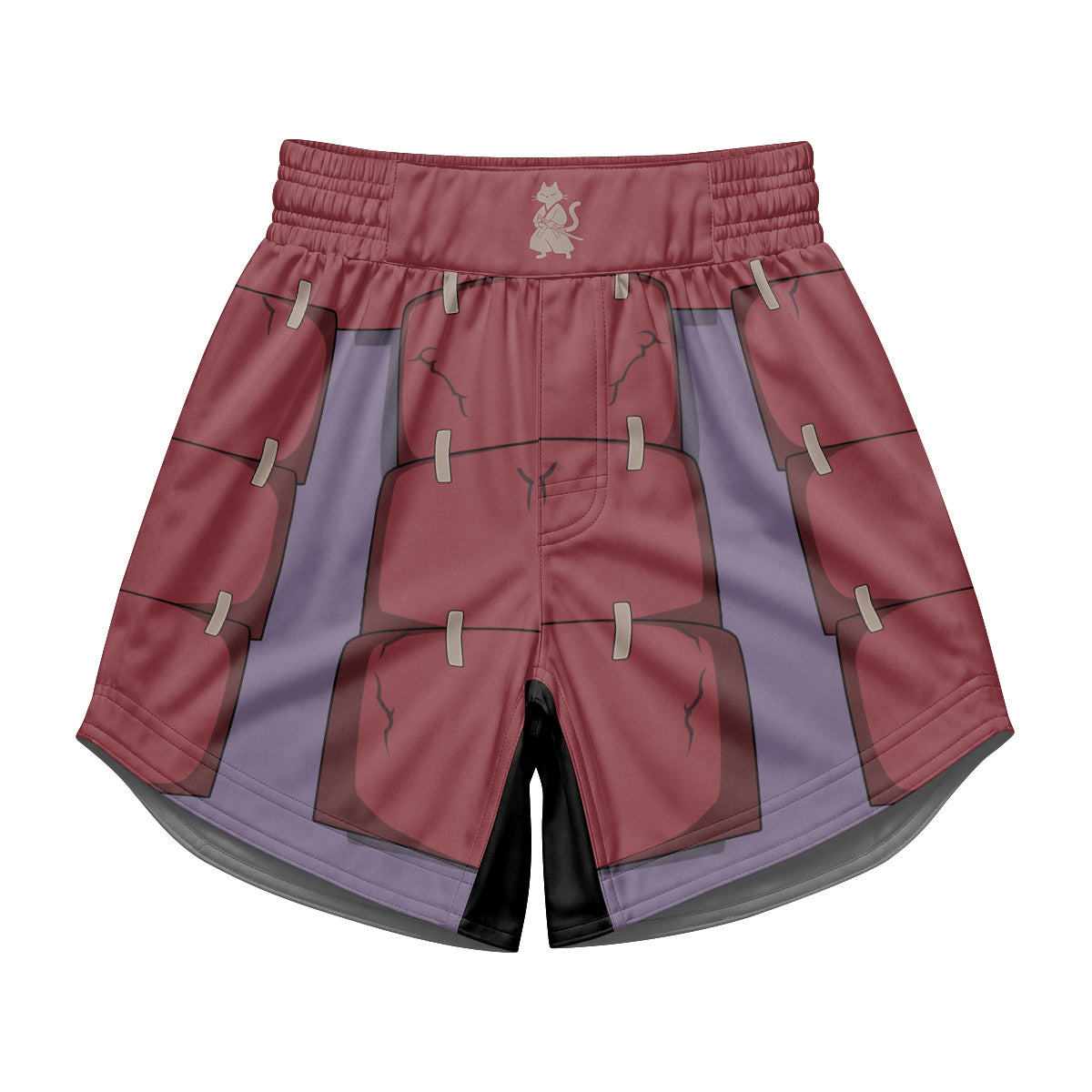 Naruto Uchiha Madara Armor Kids Grappling Shorts