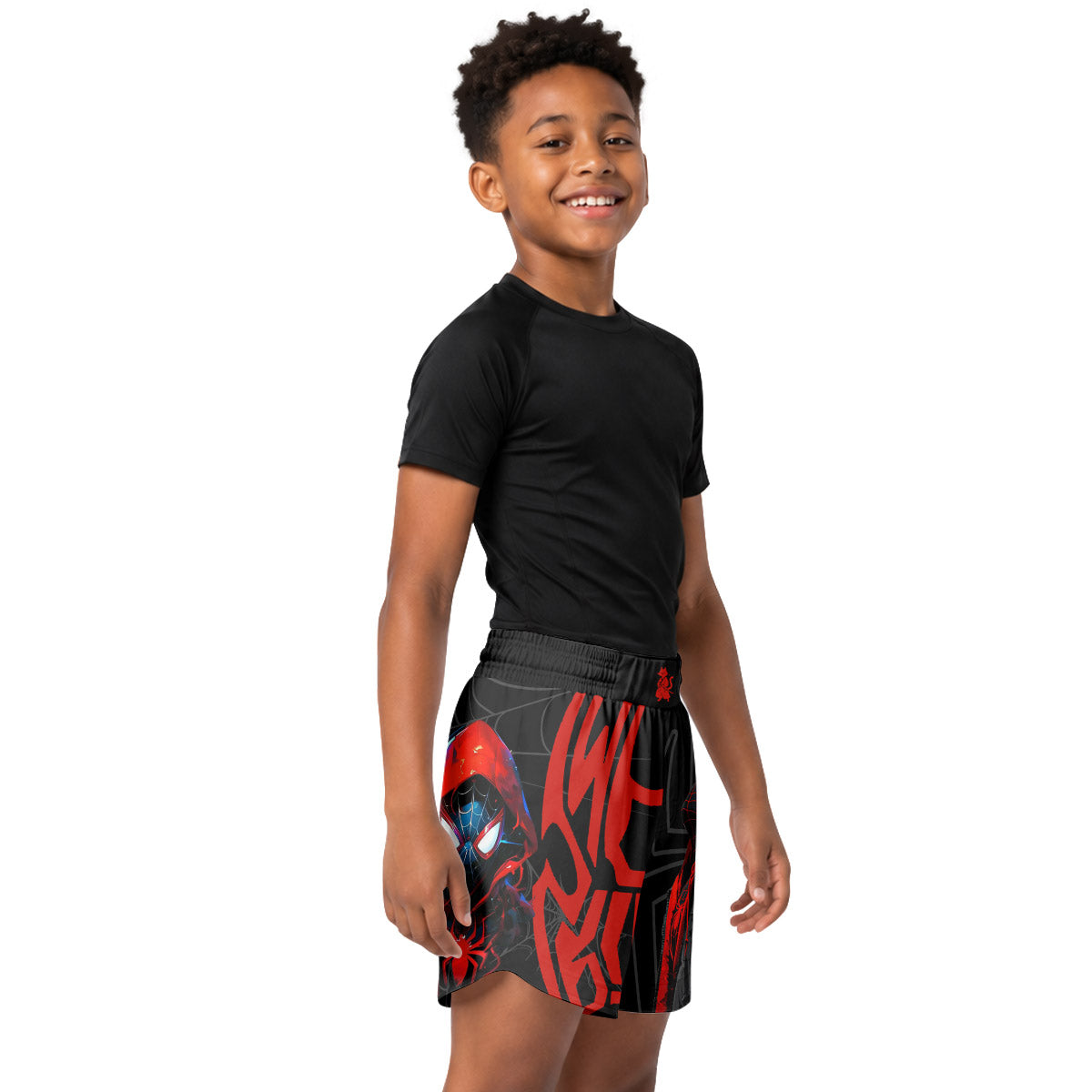 New Spider Man Kids Grappling Shorts