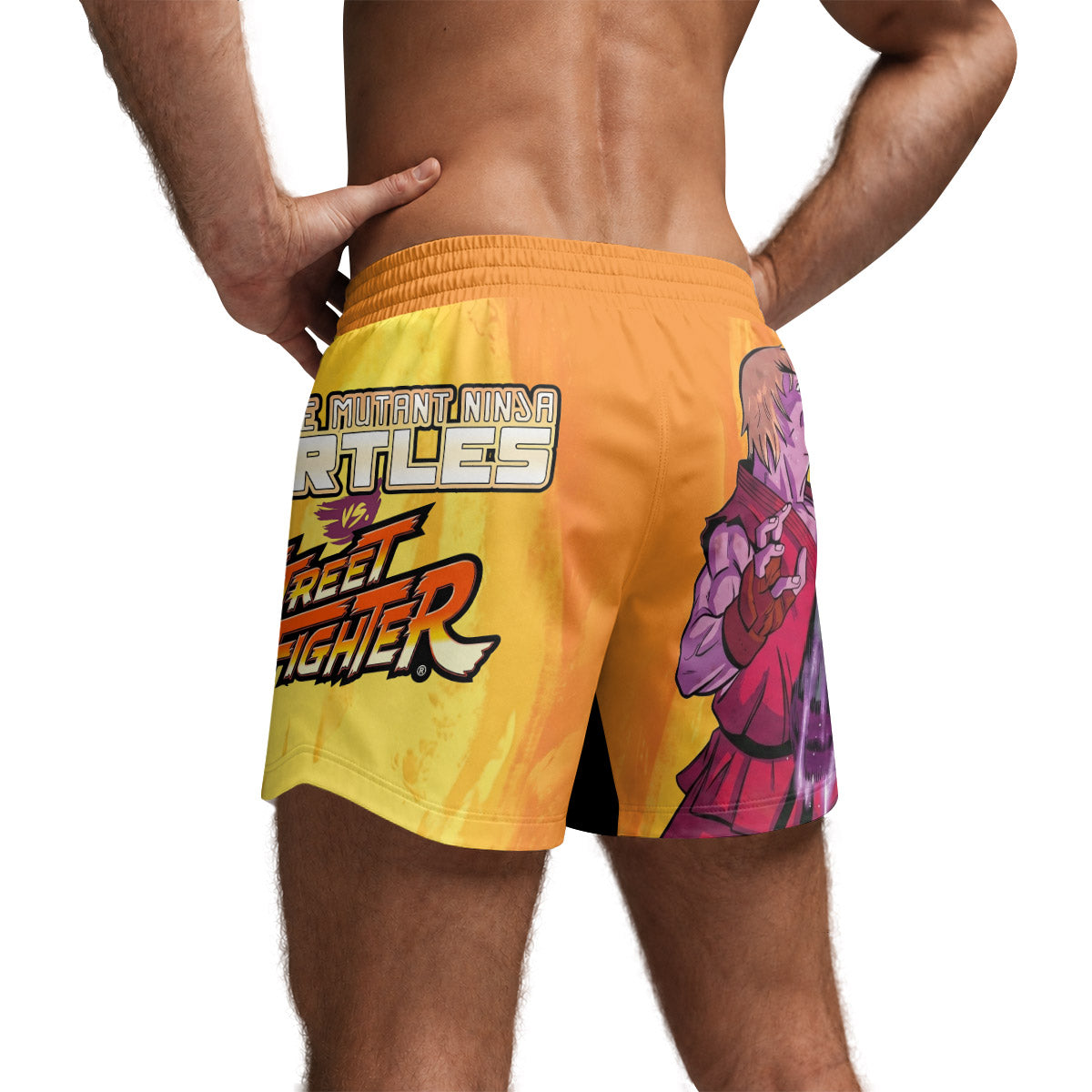 Ninja Turtle Versus Street Fighter Grappling Shorts