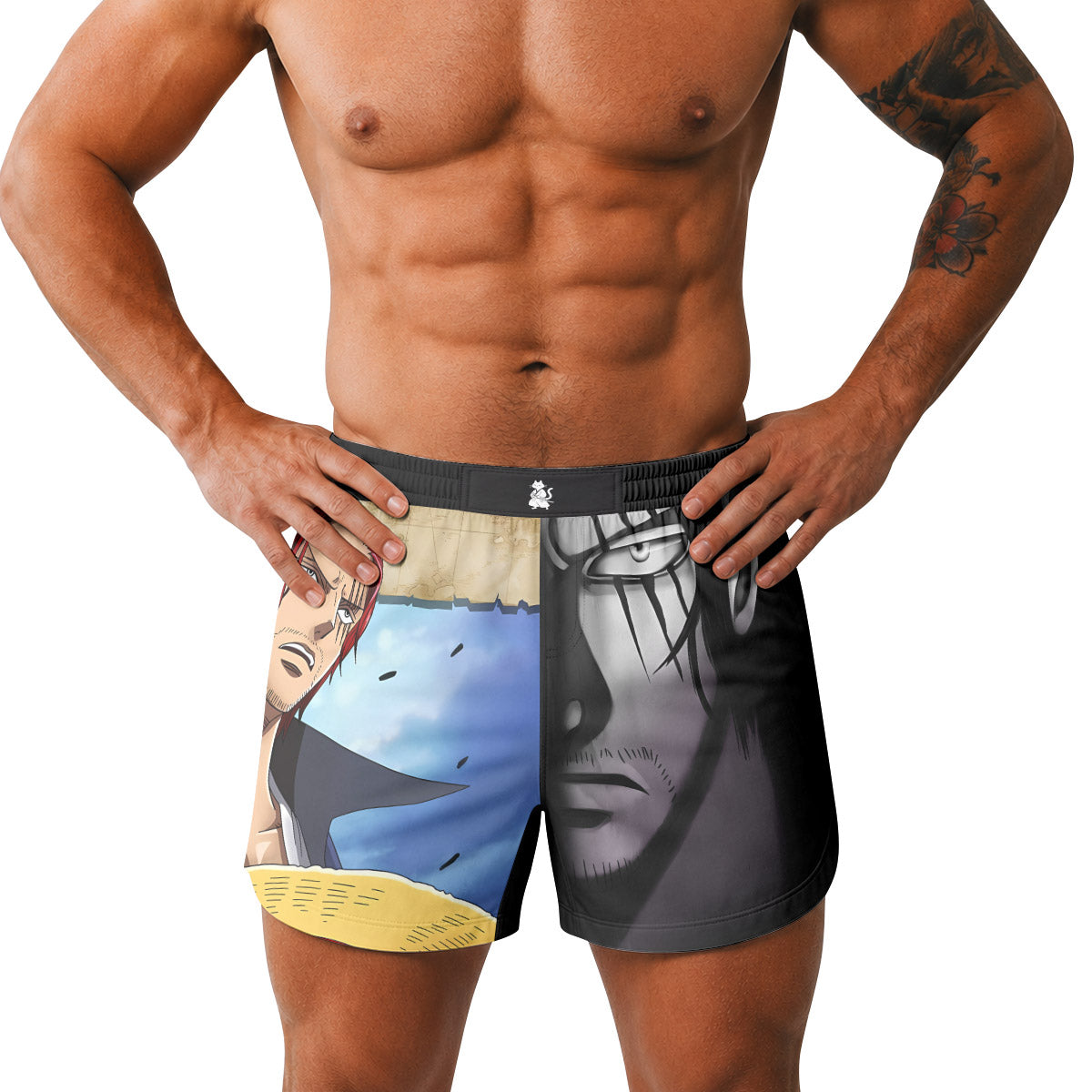  One Piece Four Emperor Shanks Grappling Shorts